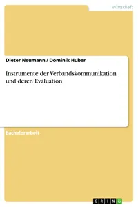 Instrumente der Verbandskommunikation und deren Evaluation_cover