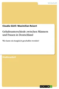 Gehaltsunterschiede zwischen Männern und Frauen in Deutschland_cover