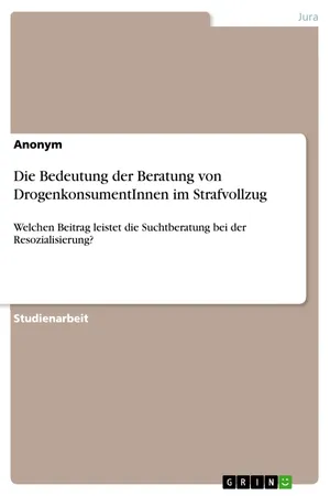 Die Bedeutung der Beratung von DrogenkonsumentInnen im Strafvollzug