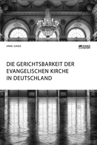 Die Gerichtsbarkeit der evangelischen Kirche in Deutschland_cover