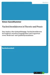 Nachrichtenfaktoren in Theorie und Praxis_cover