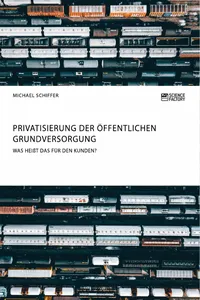 Privatisierung der öffentlichen Grundversorgung. Was heißt das für den Kunden?_cover