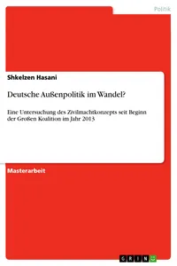 Deutsche Außenpolitik im Wandel?_cover
