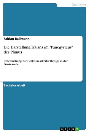 Die Darstellung Traians im "Panegyricus" des Plinius