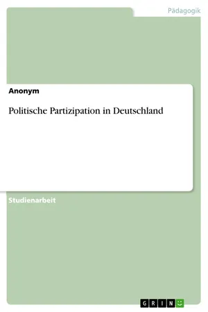 Politische Partizipation in Deutschland