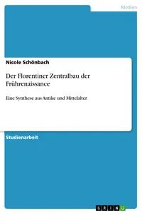 Der Florentiner Zentralbau der Frührenaissance_cover