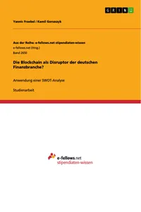 Die Blockchain als Disruptor der deutschen Finanzbranche?_cover