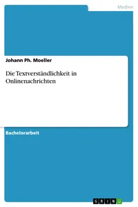Die Textverständlichkeit in Onlinenachrichten_cover