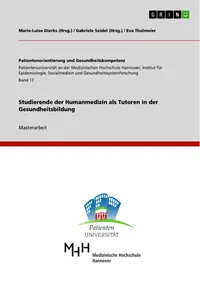 Studierende der Humanmedizin als Tutoren in der Gesundheitsbildung_cover