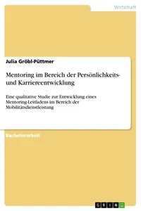 Mentoring im Bereich der Persönlichkeits- und Karriereentwicklung_cover