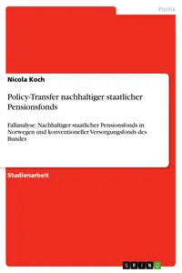 Policy-Transfer nachhaltiger staatlicher Pensionsfonds_cover