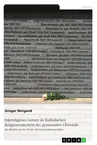 Interreligiöses Lernen im Katholischen Religionsunterricht der gymnasialen Oberstufe_cover