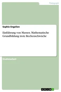 Einführung von Massen. Mathematische Grundbildung trotz Rechenschwäche_cover