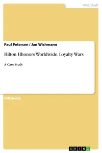 Hilton Hhonors Worldwide. Loyalty Wars_cover