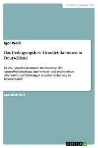 Das bedingungslose Grundeinkommen in Deutschland_cover