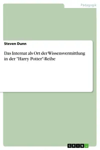 Das Internat als Ort der Wissensvermittlung in der "Harry Potter"-Reihe_cover