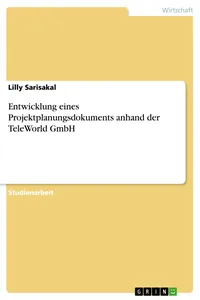 Entwicklung eines Projektplanungsdokuments anhand der TeleWorld GmbH_cover