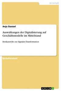 Auswirkungen der Digitalisierung auf Geschäftsmodelle im Mittelstand_cover