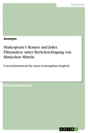 Shakespeare's Romeo and Juliet. Filmanalyse unter Berücksichtigung von filmischen Mitteln