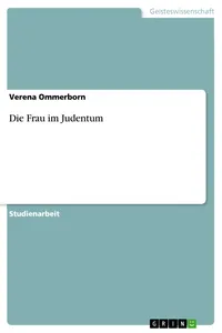 Die Frau im Judentum_cover