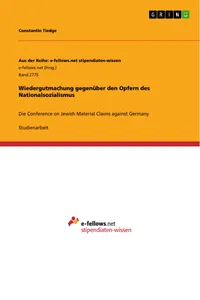 Wiedergutmachung gegenüber den Opfern des Nationalsozialismus_cover
