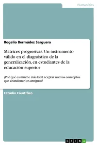 Matrices progresivas. Un instrumento válido en el diagnóstico de la generalización, en estudiantes de la educación superior_cover
