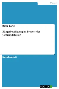 Bürgerbeteiligung im Prozess der Gemeindefusion_cover