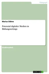 Potenzial digitaler Medien in Bildungssettings_cover
