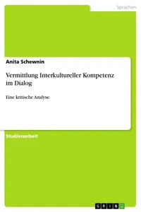 Vermittlung Interkultureller Kompetenz im Dialog_cover