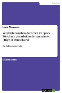Vergleich zwischen der Arbeit im Spitex Zürich mit der Arbeit in der ambulanten Pflege in Deutschland_cover