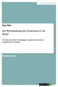Die Wertehaltung der Generation Y im Beruf_cover