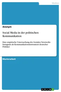 Social Media in der politischen Kommunikation_cover