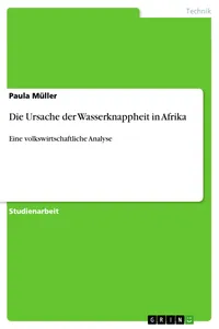 Die Ursache der Wasserknappheit in Afrika_cover
