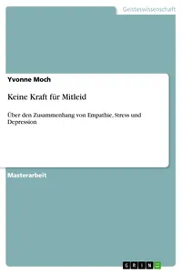 Keine Kraft für Mitleid_cover