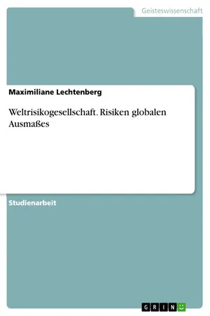 Weltrisikogesellschaft. Risiken globalen Ausmaßes