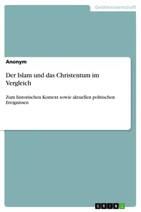 Der Islam und das Christentum im Vergleich_cover