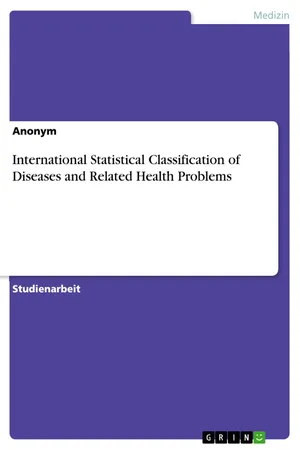 International Statistical Classification of Diseases and Related Health Problems