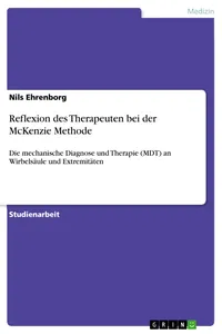 Reflexion des Therapeuten bei der McKenzie Methode_cover