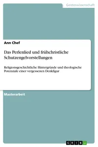 Das Perlenlied und frühchristliche Schutzengelvorstellungen_cover