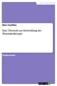Eine Übersicht zur Entwicklung der Pharmakotherapie_cover
