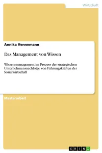 Das Management von Wissen_cover