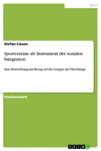 Sportvereine als Instrument der sozialen Integration_cover