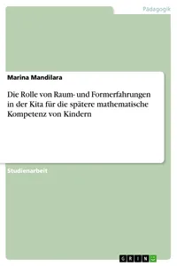 Die Rolle von Raum- und Formerfahrungen in der Kita für die spätere mathematische Kompetenz von Kindern_cover
