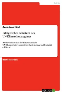 Erfolgreiches Scheitern des UN-Klimaschutzregimes_cover