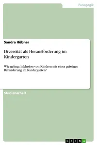 Diversität als Herausforderung im Kindergarten_cover