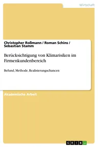 Berücksichtigung von Klimarisiken im Firmenkundenbereich_cover