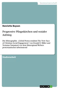 Progressive Pfingstkirchen und sozialer Aufstieg_cover