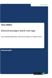 Krisenwarnungen durch eine App_cover