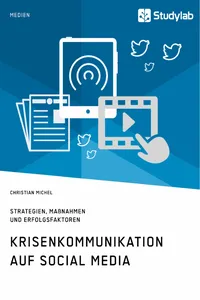 Krisenkommunikation auf Social Media. Strategien, Maßnahmen und Erfolgsfaktoren_cover