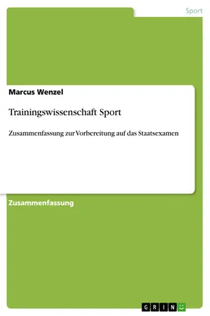 Trainingswissenschaft Sport